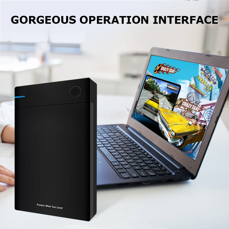 Портативный внешний игровой жесткий диск hyперспективin встроенные 100000 + игр для