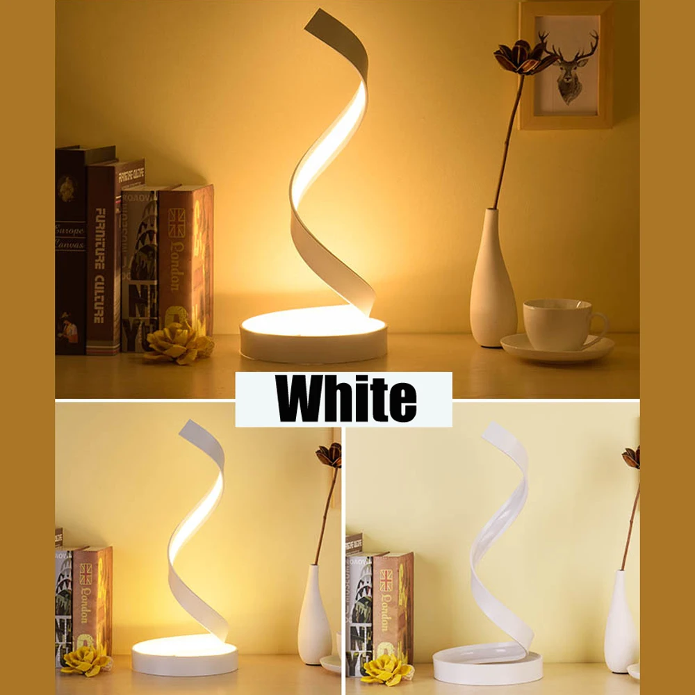 Современная настольная лампа креативная Светодиодная 12 Вт с регулируемой