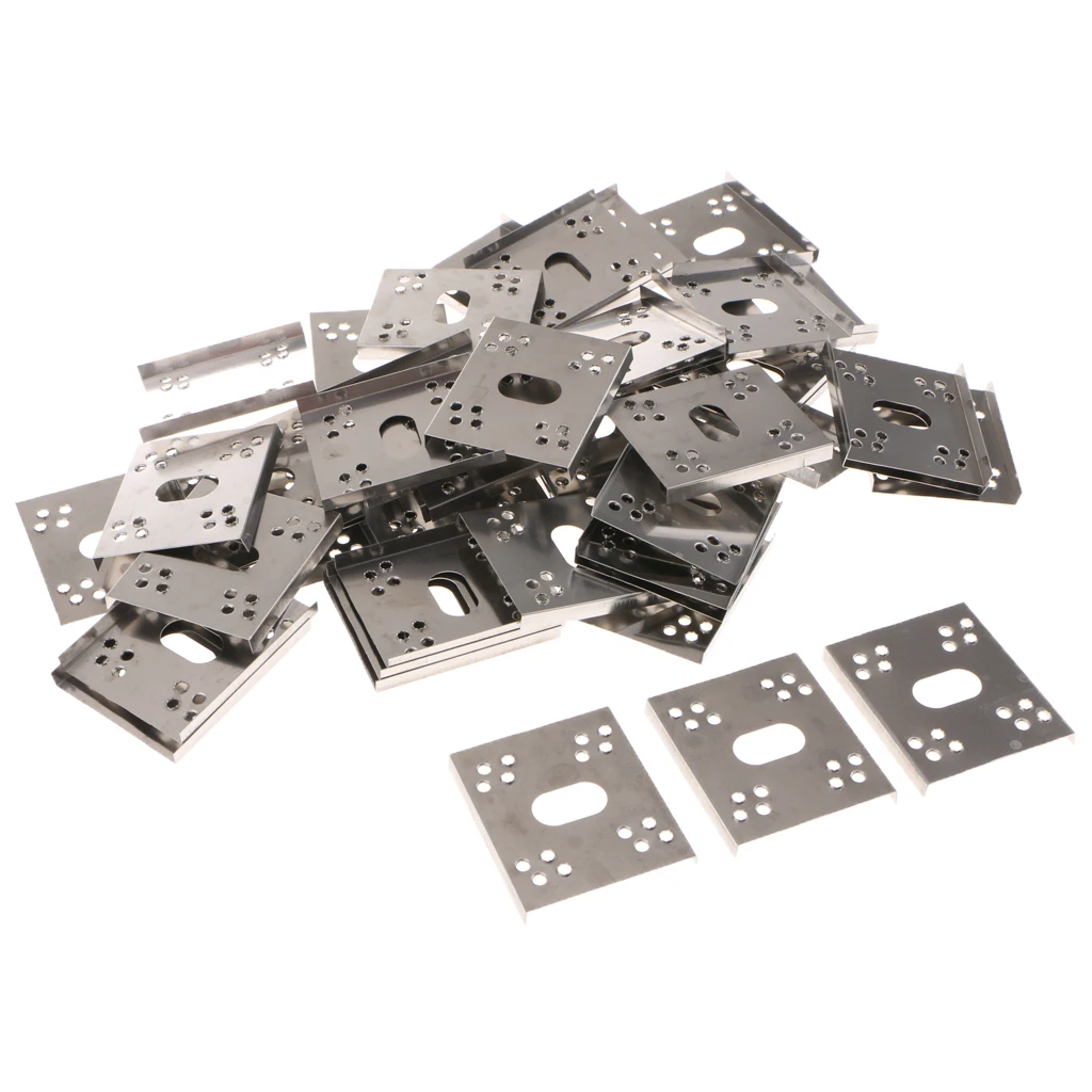 

1.57x0.20 inch Solar Panel Earthing Clamp / Earthing Washer x 50PCS