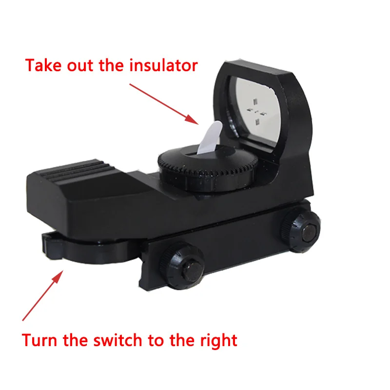 20 мм рельсовый прицел зеленая точка зрения 4 Сетка оптика голографическая