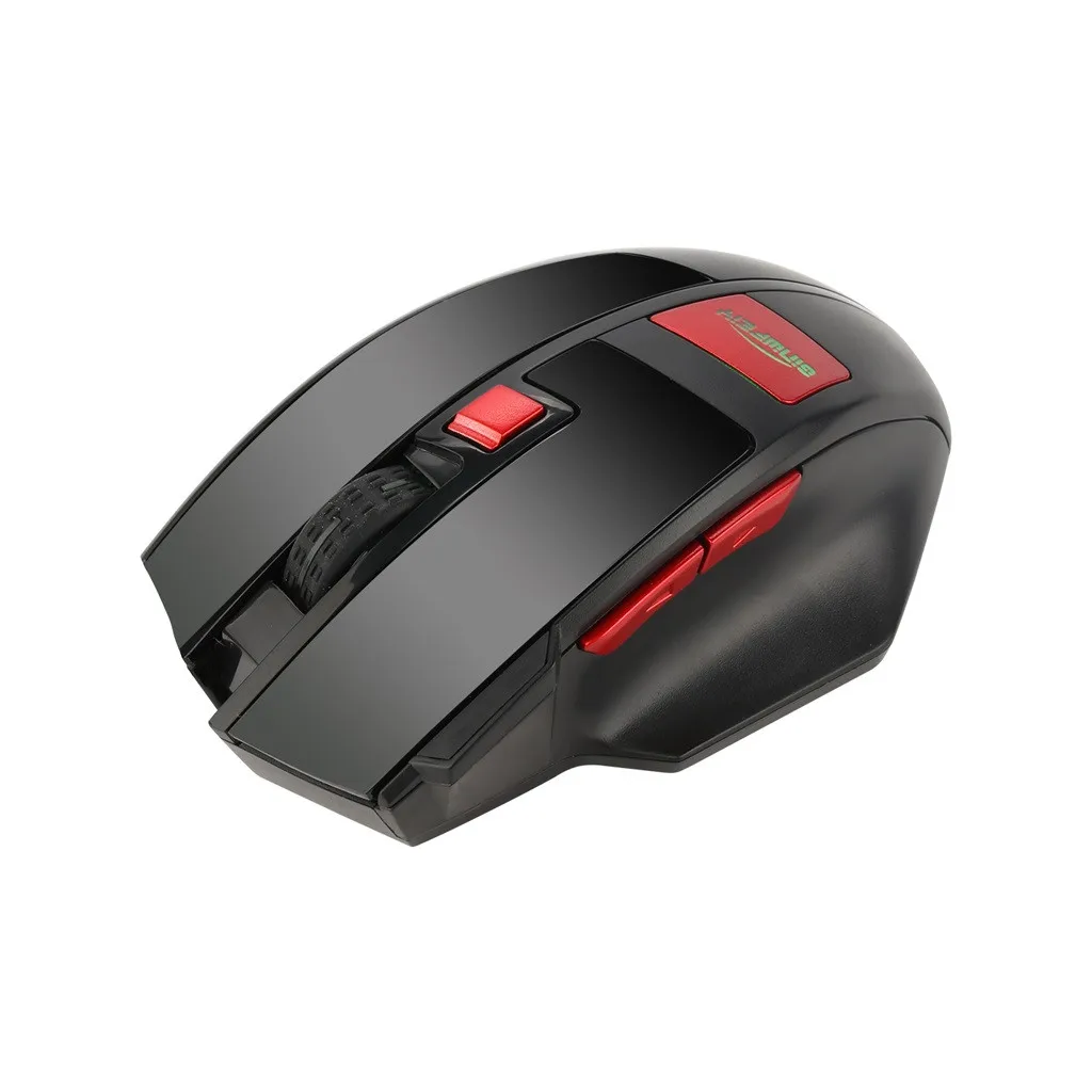 Подсветка логотипа дизайн GINWFEIY W2 Беспроводная игровая мышь 2 4G эргономичная