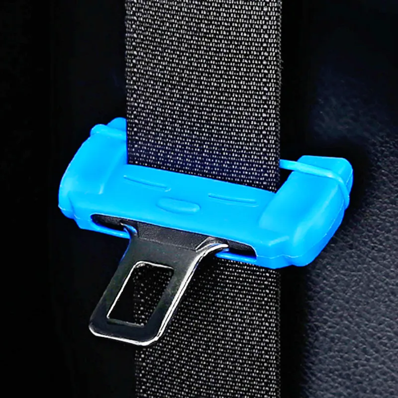 1 шт. Автомобильная пряжка ремня безопасности Силиконовая защита против царапин