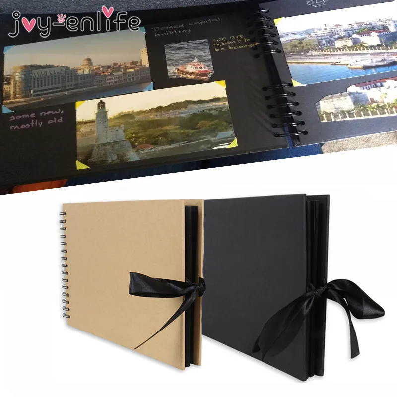 DIY фотоальбом ручной работы скрапбукинги свадебные фотографии запись семейной памяти Скрапбукинг альбом День Святого Валентина День Рождения Декор подарок