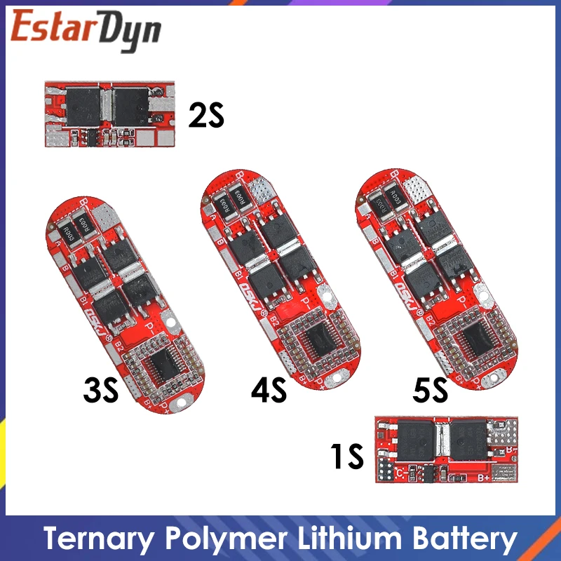 BMS 1S 2S 10A 3S 4S 5S 25A Bms 18650 Li-ion Lipo Lithium Battery Protection Circuit Board Module Pcb Pcm 18650 Lipo Bms Charge