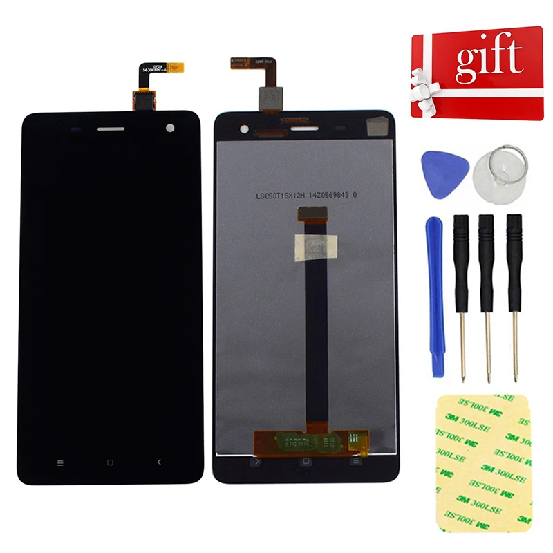 ЖК дисплей для Xiaomi Mi4 экран Xiao mi 4 панель и датчик сенсорный дигитайзер в сборе