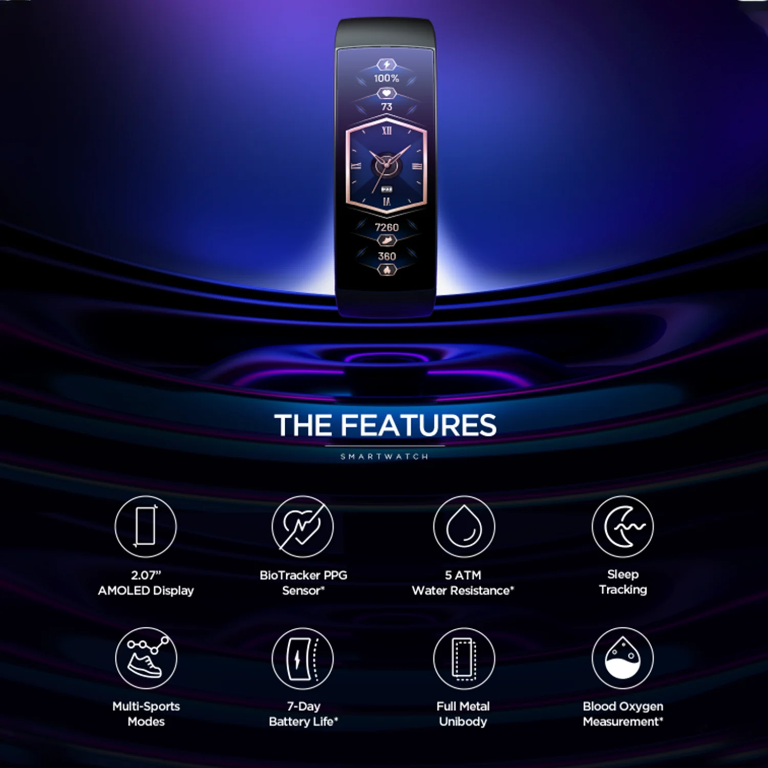 Tanie Globalna Wersja Amazfit X Smartwatch Zakrzywiony Ekran Monitorowanie Snu Ciała Tytanu 5ATM Wodoodporne Tryby Multi Sports