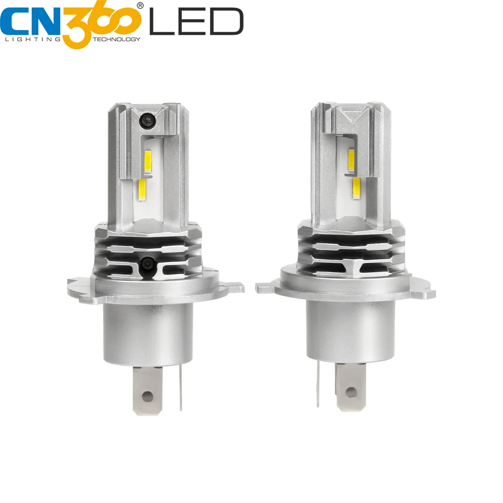 2 шт. Автомобильные светодиодные лампы H4 9003 HB2 50 Вт 12 В 6500 к лм|Передние LED-фары для
