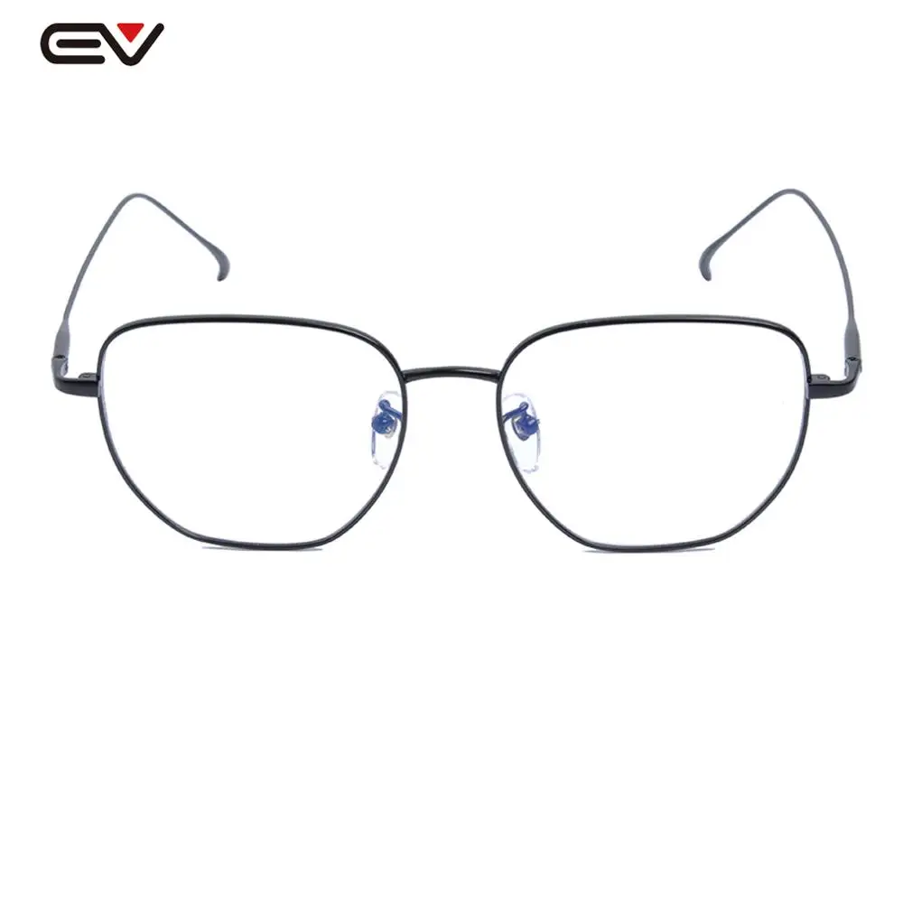Геометрические очки из чистого титана 100% оправа для очков с полным ободком
