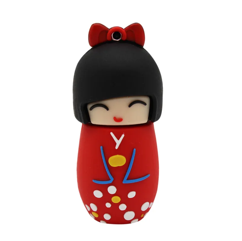 USB флеш накопитель TEXT ME в виде японской куклы 64 ГБ 4 8 16 32 2 0|USB флэш-накопители| |