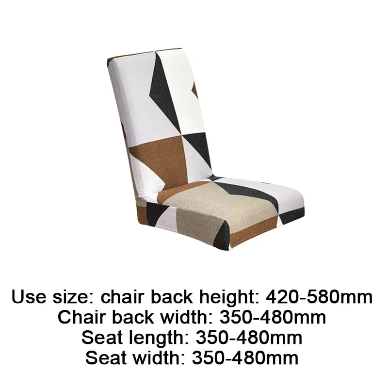 

Junejour | Chair Cover Elastic Slipcover Removable Washable Kitchen Seat Protector for Dining Room Ceremony Hotel Leisure