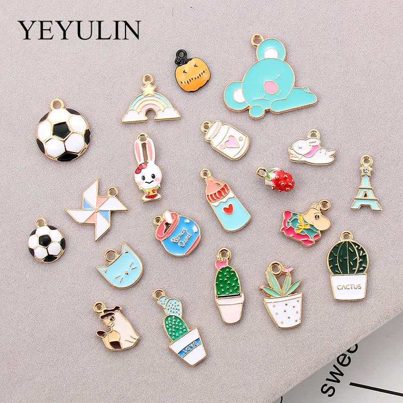 Эмаль Тыква для подвески 10 шт. рождественские обереги амулеты ремесло