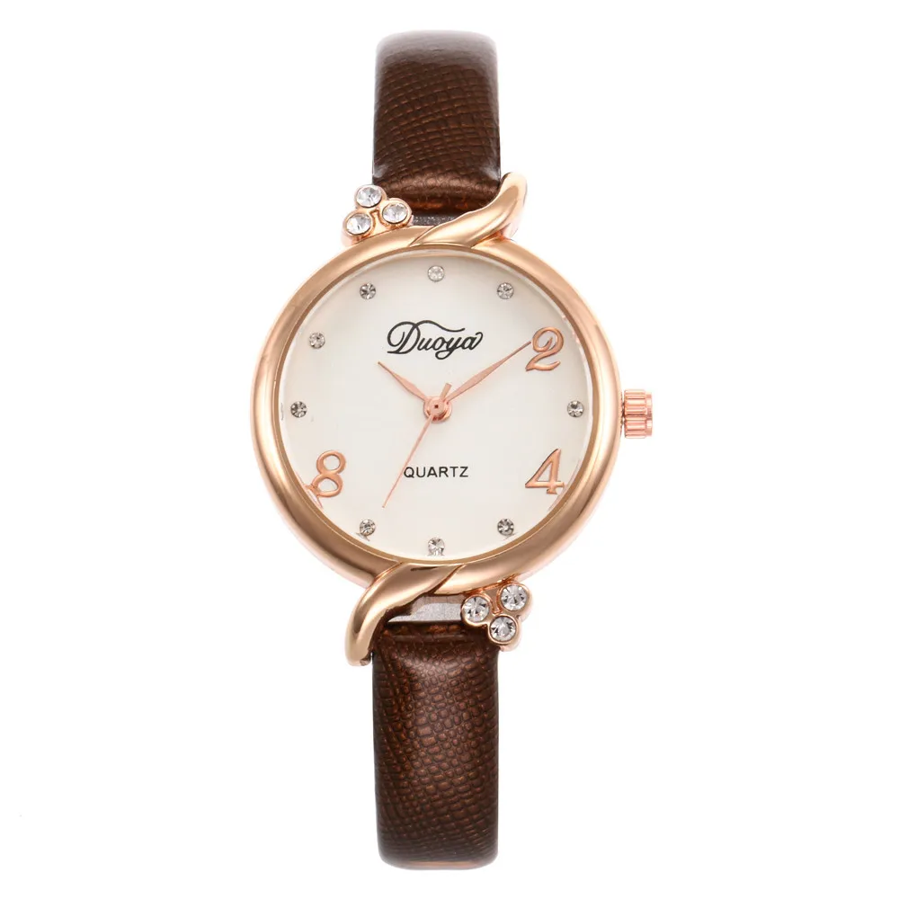 Montre femme, маленькие и нежные женские часы с тонким ремешком, Модные Кварцевые женские кожаные часы с тонким ремешком, женские часы А4