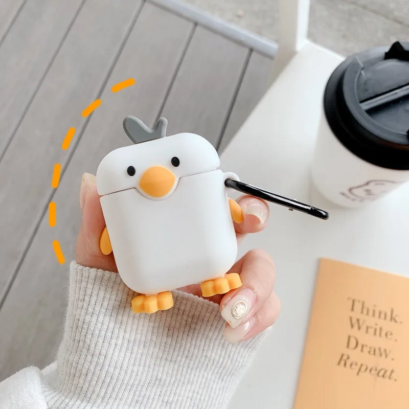 

Cute Chick Earphone Cases For Airpod 3 Cartoon Case For Airpods Pro Case Wireless Bluetooth Case Airpods Protective Sleeve