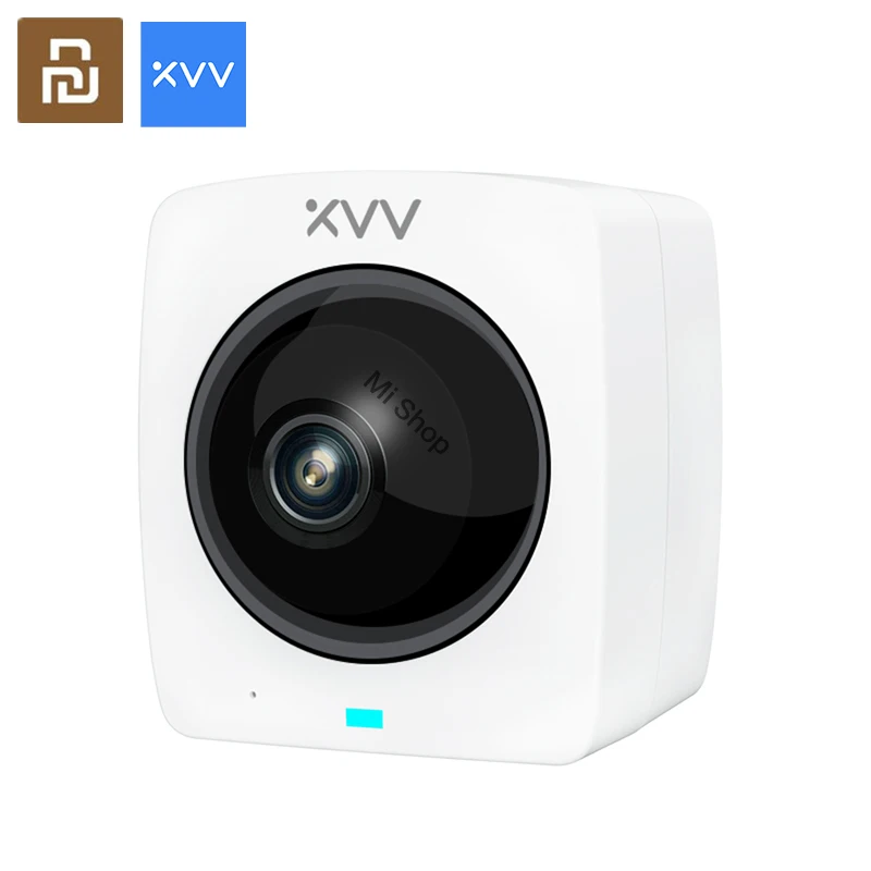 

YouPin XiaoVV Smart Panoramic IP Camera HD 1080P 360° Panoramic AI Humanoid Detection Night version work to mi home app Ѭосо