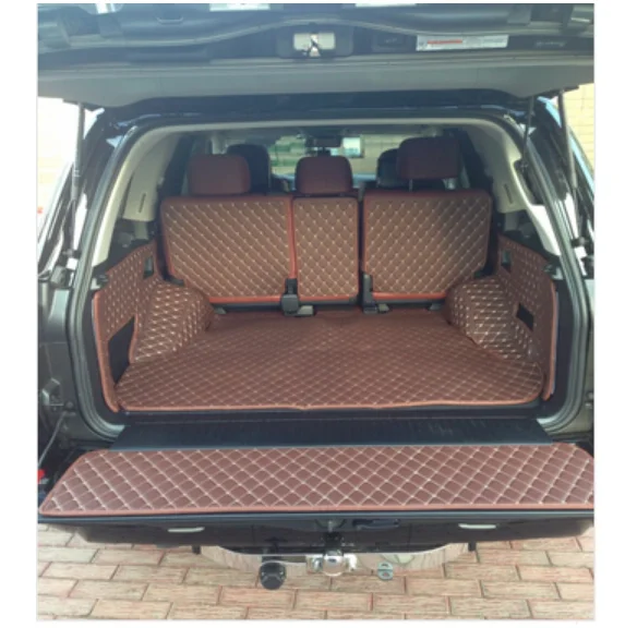 Top quality! Special trunk mats for New Lexus LX 570 5seats 2017 waterproof boot carpets liner for LX570 2016-2013