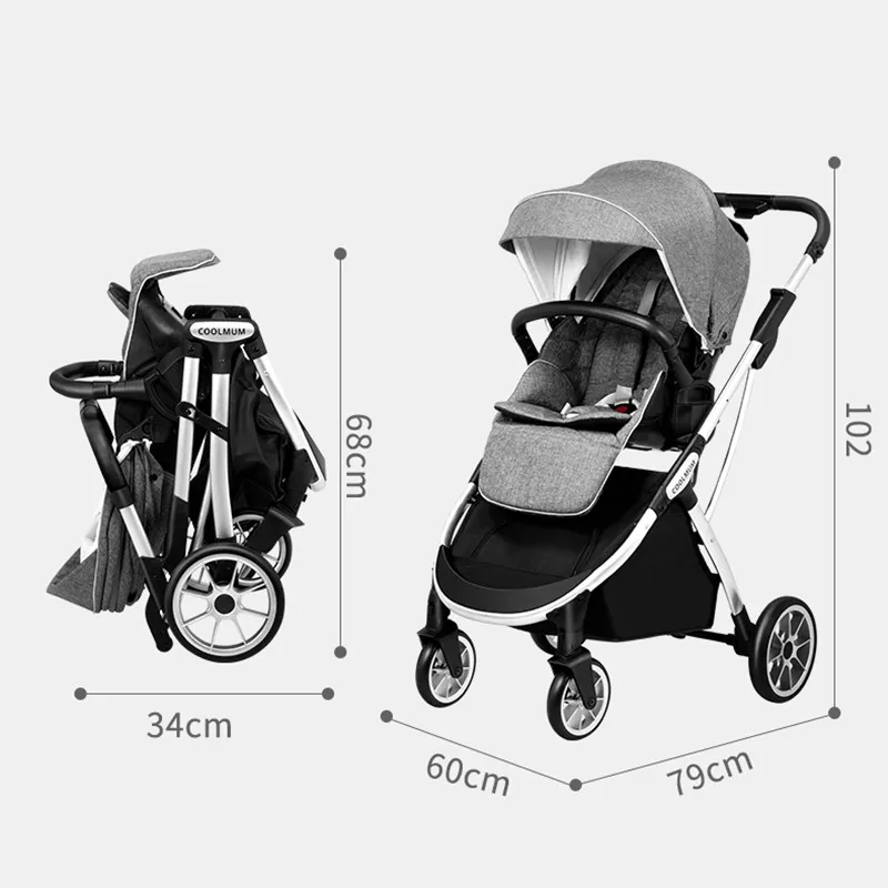 Легкая детская коляска переносная для новорожденных до 4 лет легко переносные