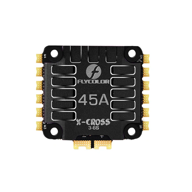 

Flycolor X-Cross 45A 4in1 ESC BLheli_32 3-6S Electronic Speed Controller Without BEC for RC Drone FPV Racing