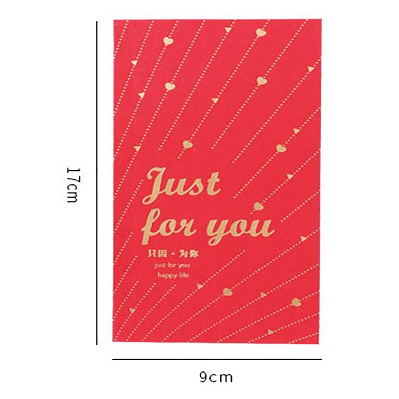 

6 pcs/lots New Year Red Hot Stamping Red Bag Marriage Birthday Red Envelopes