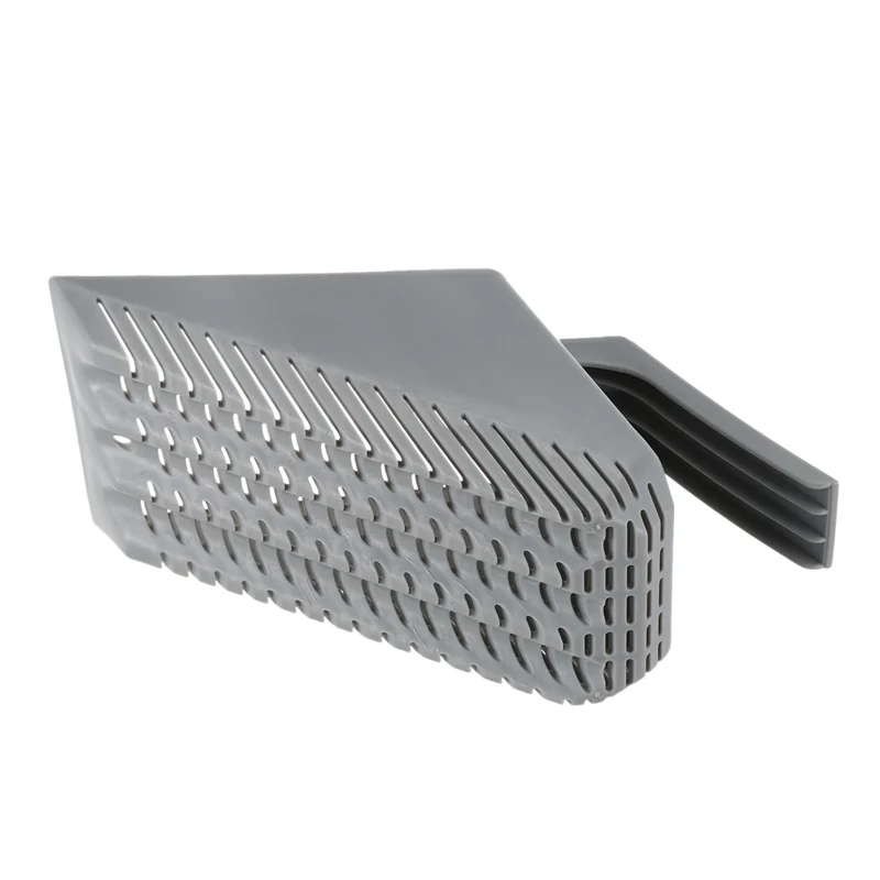 Aquarium Fish Tank Gravel Sand Scoop Shovel Scraper Cleaning Pan Gray | Дом и сад