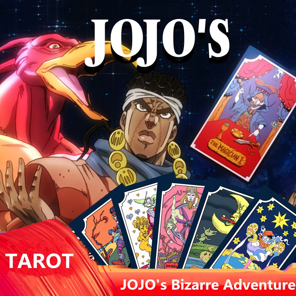 Аниме JOJO невероятное приключение Леоне abbacchio Косплэй реквизит Таро 31 шт./компл. Бумага покер карты для детей и взрослых, игрушки подарки коллекции