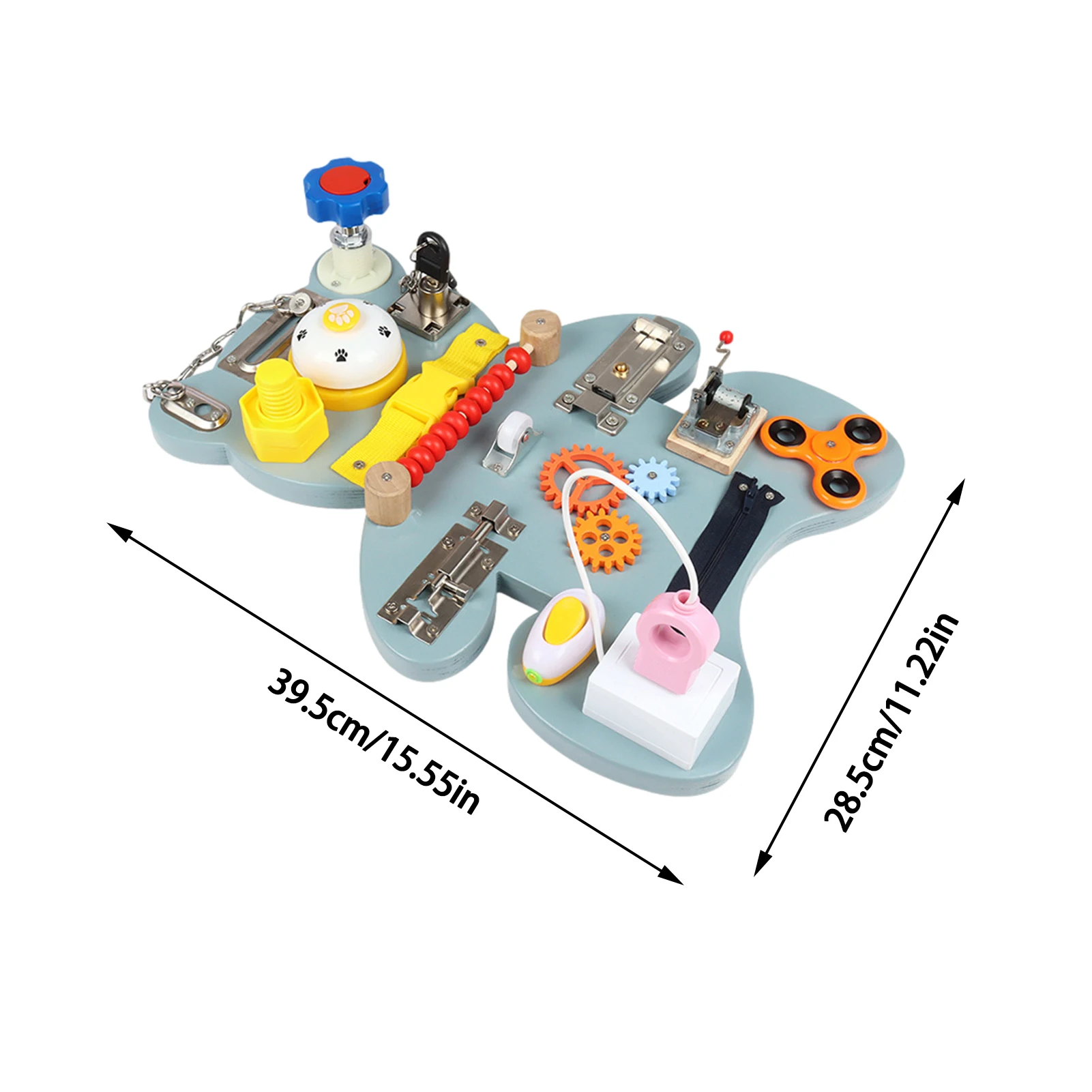 

Toddler Eco Busy Block Boards Wooden Kids Basic Skill Busy Boards Sensory Activity Boards With Lock Early Education Toys