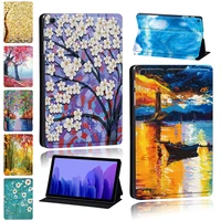 for samsung galaxy tab a7 10 4 inch 2020 t500t505 tablet case anti fall leather protective cover free stylus