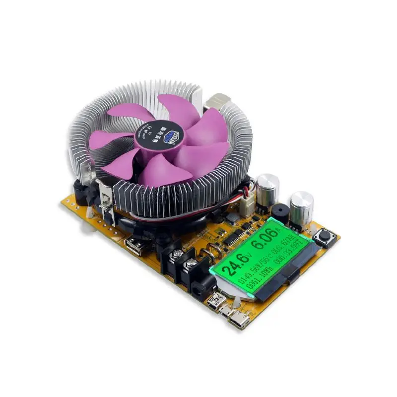 

Electronic Load Tester 150W 200V 20A USB Adjustable Testing Module Power Meter