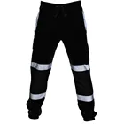 Мужские дорожные Рабочие Комбинезоны с высокой видимостью, повседневные рабочие брюки с карманами, летние спортивные брюки для тренировок со множеством карманов