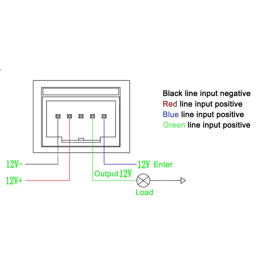 1 шт. светодиодный светильник переключателя автомобилей Грузовик Синий DC 12 V 40A