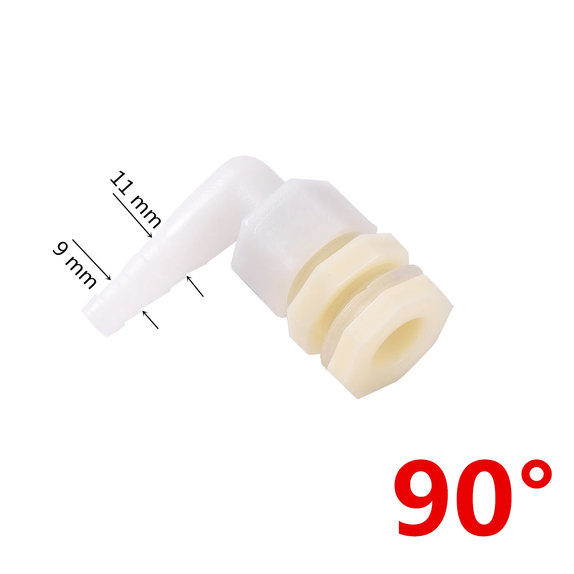 

Угловой разъем ABS 1/2 дюйма с внутренней резьбой 45°90°180° ID 9~13 мм, разъем для шланга резервуара для воды, адаптер для трубы для полива аквариума, фитинг, 1 шт.