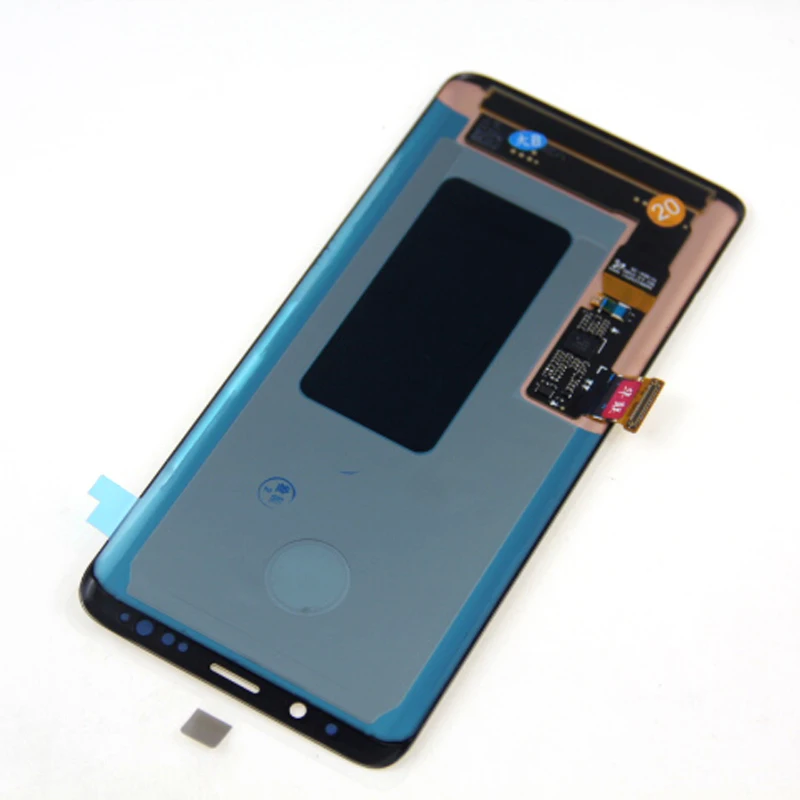 S9P No Frame AMOLED для SAMSUNG Galaxy S9 Plus lcd кодирующий преобразователь сенсорного экрана в сборе с рамкой S9+ S9 lcd G960 G965 Замена - Цвет: S9P No Frame