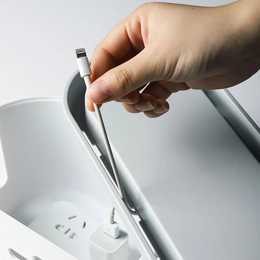 Коробка для хранения кабеля чехол провода защита от пыли зарядное устройство