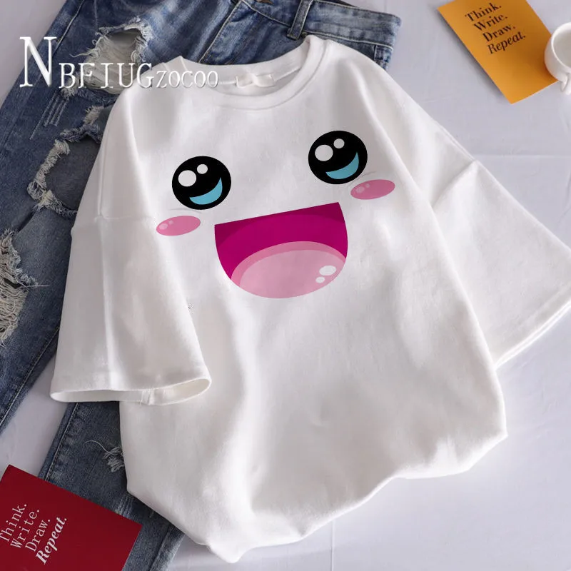 

2020 New Korean Short Sleeve Women T Shirt Casual Plus Size Lazy Style Female Tee Shirts