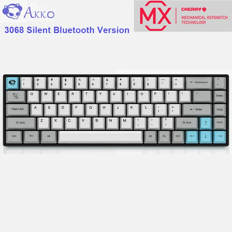 AKKO 3068 Cherry MX игровая механическая клавиатура 68 клавиш 85% PBT USB/Bluetooth беспроводная