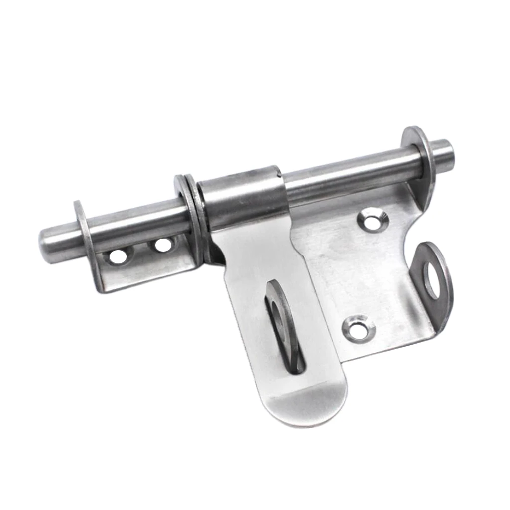 

Bar Heavy Duty Solid Stainless Steel Sliding Slide Lock Door Latch