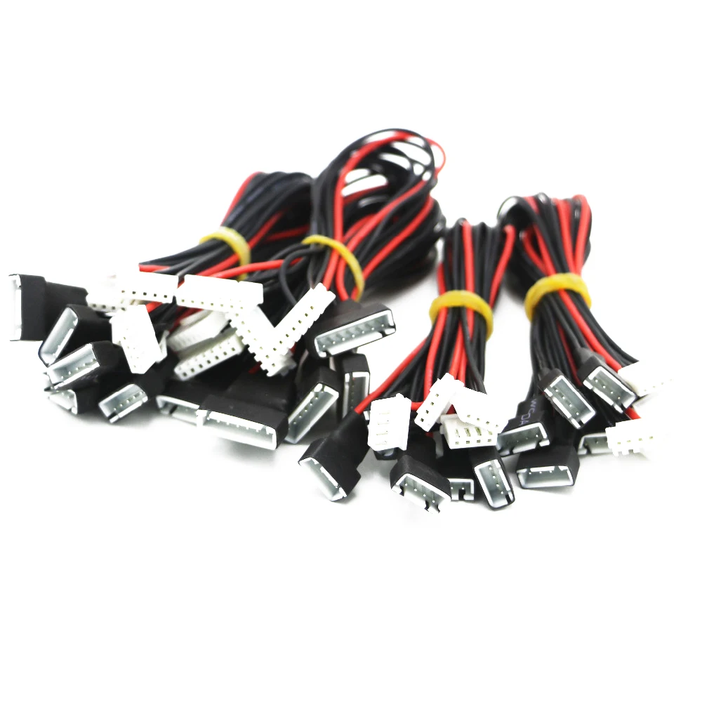 5 шт./лот JST XH 2S/3S/4S/6S 20 см 22AWG баланса Lipo провод удлинитель зарядки кабель Шнур для RC