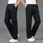 Брюки мужские свободные, удобные модные повседневные хлопковые длинные штаны, прямые джоггеры, большой размер 5XL, осень 2021