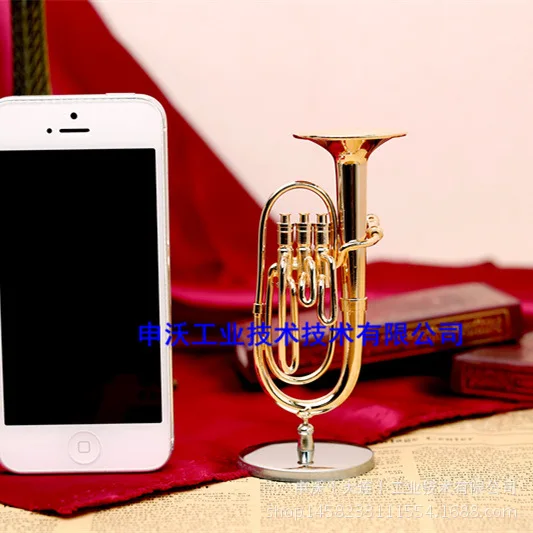 Медный позолоченный альт рог большой барритон модель Западный музыкальный