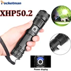 Pocketman Прямая доставка XHP50.2 светодиодный фонарик Применение 18650 Батарея Водонепроницаемый фонарь Перезаряжаемые фонарик с функцией зума