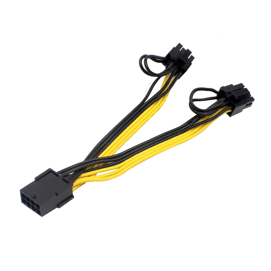 100 шт. PCI-E PCIE 8p Женский к 2 портам двойной 8pin 6 + 2p Мужской GPU видеокарта Кабель