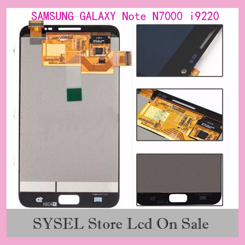 

LCD For SAMSUNG GALAXY Note N7000 i9220 LCD Display Touch Screen Digitizer Assembly Replacement Parts