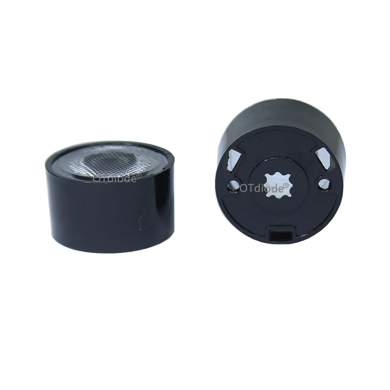 10PCS 21.6mm CREE XPE XPE2 XPG2 XPL XTE 3535 3030 LED Lens 90 Degree Cone Black White Holder For Osram Samsung High Power LED