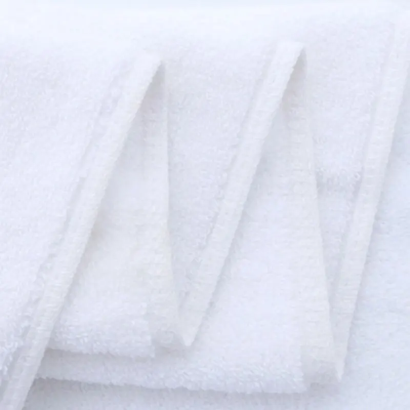 Белое хлопковое банное полотенце большого размера для гостиницы мягкое