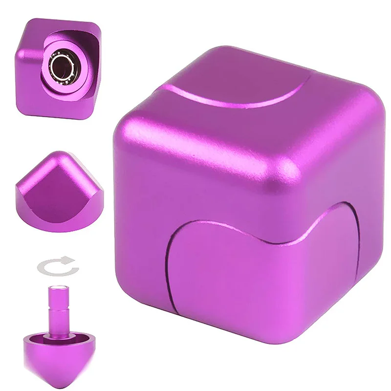 

Colorful Spinning Fidget Spinner Stress Relief Toys Metal Hand Spinner Silent Top Finger Spinner Men Women