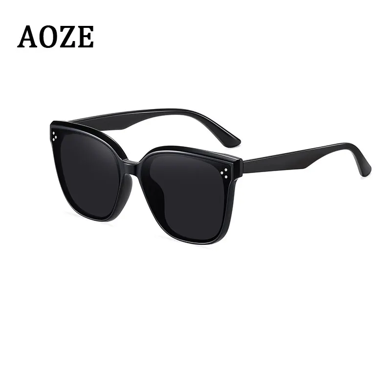 

aoze6305 classic vintage sunglasses woman sunglasses oversized retro black luxury sunglasses goggles uv400