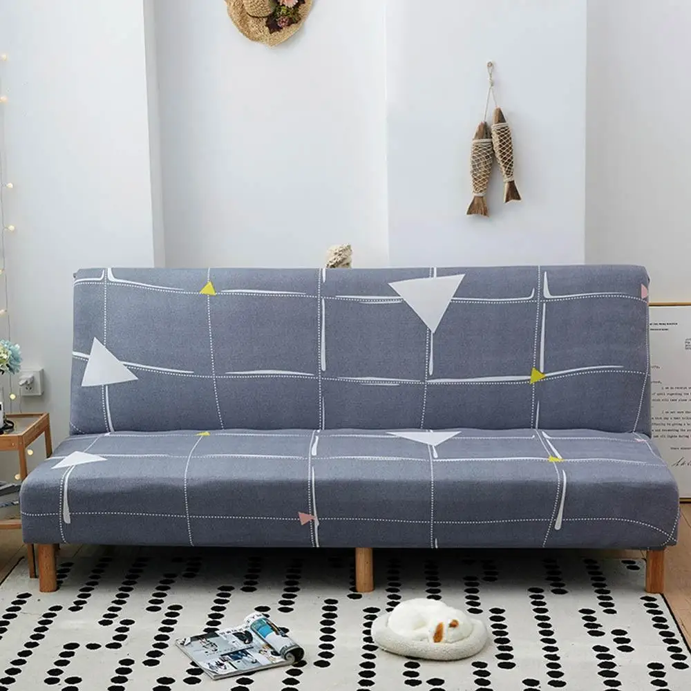 Эластичный чехол для дивана эластичное покрытие без подлокотника с принтом