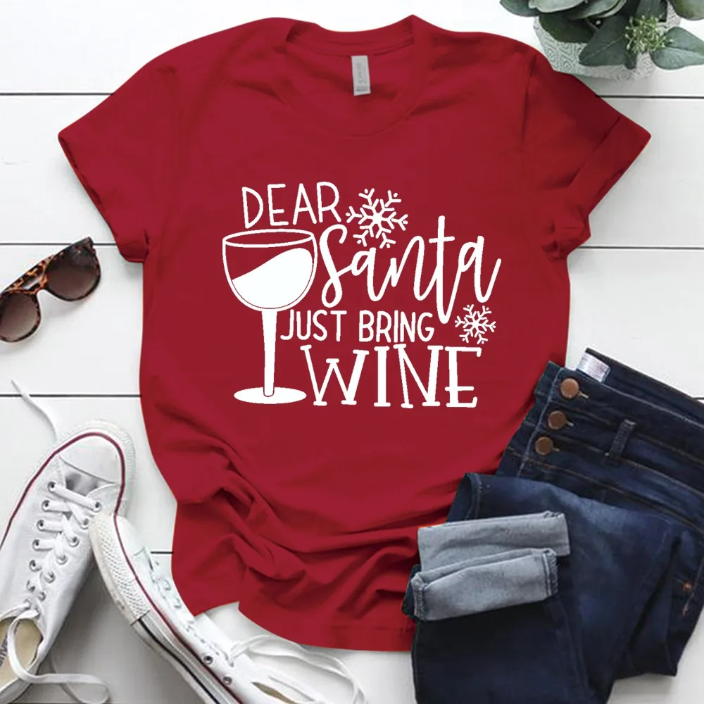 Веселые футболки в рождественском стиле из натуральной кожи сумки женские Санта