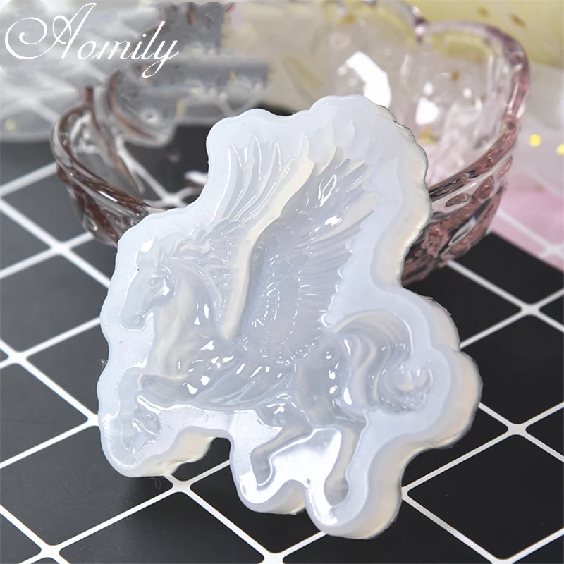 Эпоксидная форма Aomily Pegasus силиконовая смола аксессуары для выпечки украшения