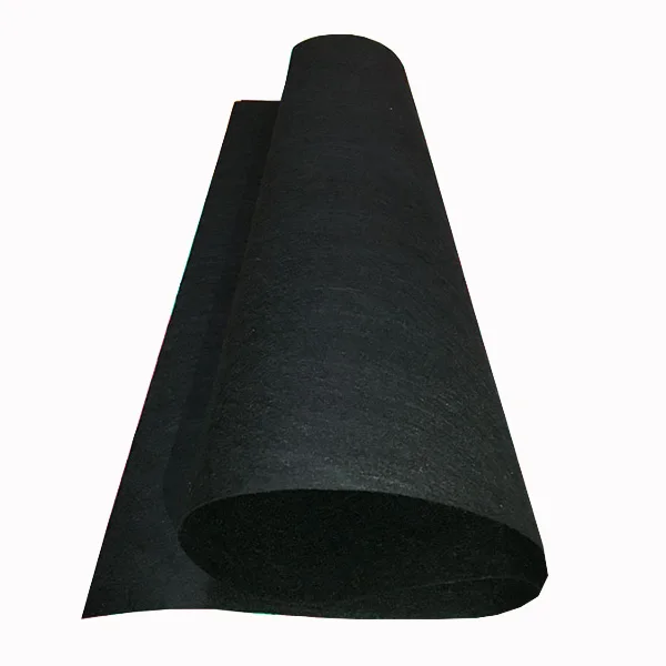 Black 50*40 см 1 мм Нетканая фетровая Полиэстеровая ткань DIY Детские принадлежности для материал для изготовления кукол аксессуары поштучная - Цвет: Black