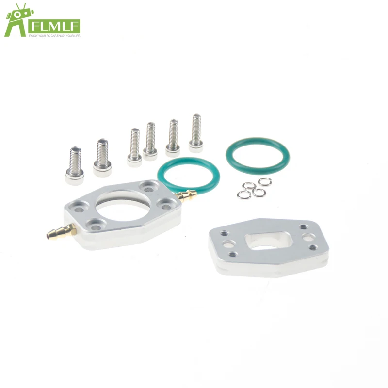 Алюминиевый фланец с водяным охлаждением подходит для двигателя Zenoah CY RCMK Marine Gas Engine G260 G270 G290 искусственные детали